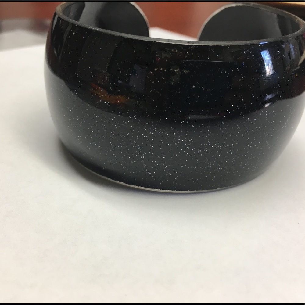 Black glitter Barcelet